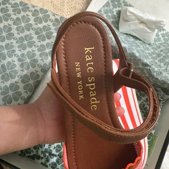 Kate Spade Highrise Spade Sandal Wedge - Picture 5 of 8